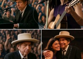 When My Voice Fades, Hers Will Carry It On…” With Those Fragile Words, Bob Dylan Broke Decades Of Silence—Introducing His Granddaughter To The World In The Most Tearful, Unexpected Way. As She Sang The Final Verse Of Forever Young, Her Voice Trembled With Love And Legacy, Echoing Through The Chicago Night Like A Whisper From His Soul. The Crowd Didn’t Cheer At First—They Just Stood There, Eyes Shining, Knowing They Had Witnessed The Passing Of A Torch No One Saw Coming….WATCH VIDEO BELOW