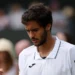 Portuguese tennis player Francisco Cabral wears black ribbon during Wimbledon match in tribute to Liverpool star Diogo Jota