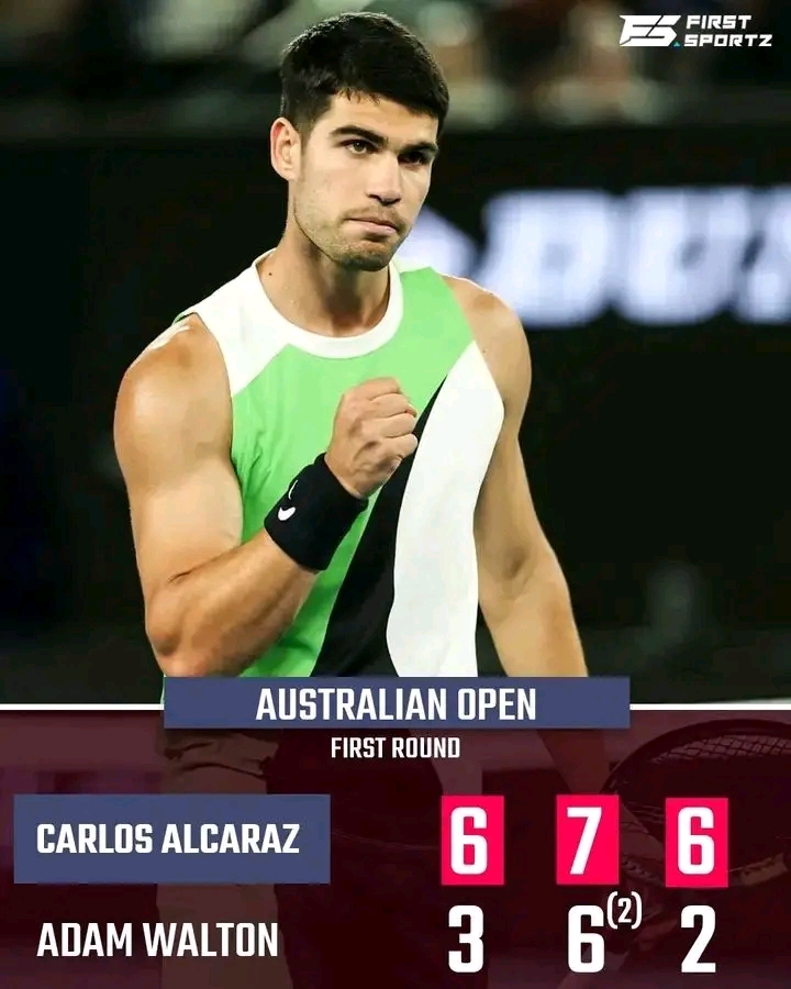 Carlos Alcaraz Opens 2026 Season With Confident Australian Open Win