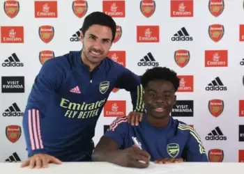 Saka Strikes Gold: Arsenal Starlet Bukayo Saka Signs New £100m Contract Extension “