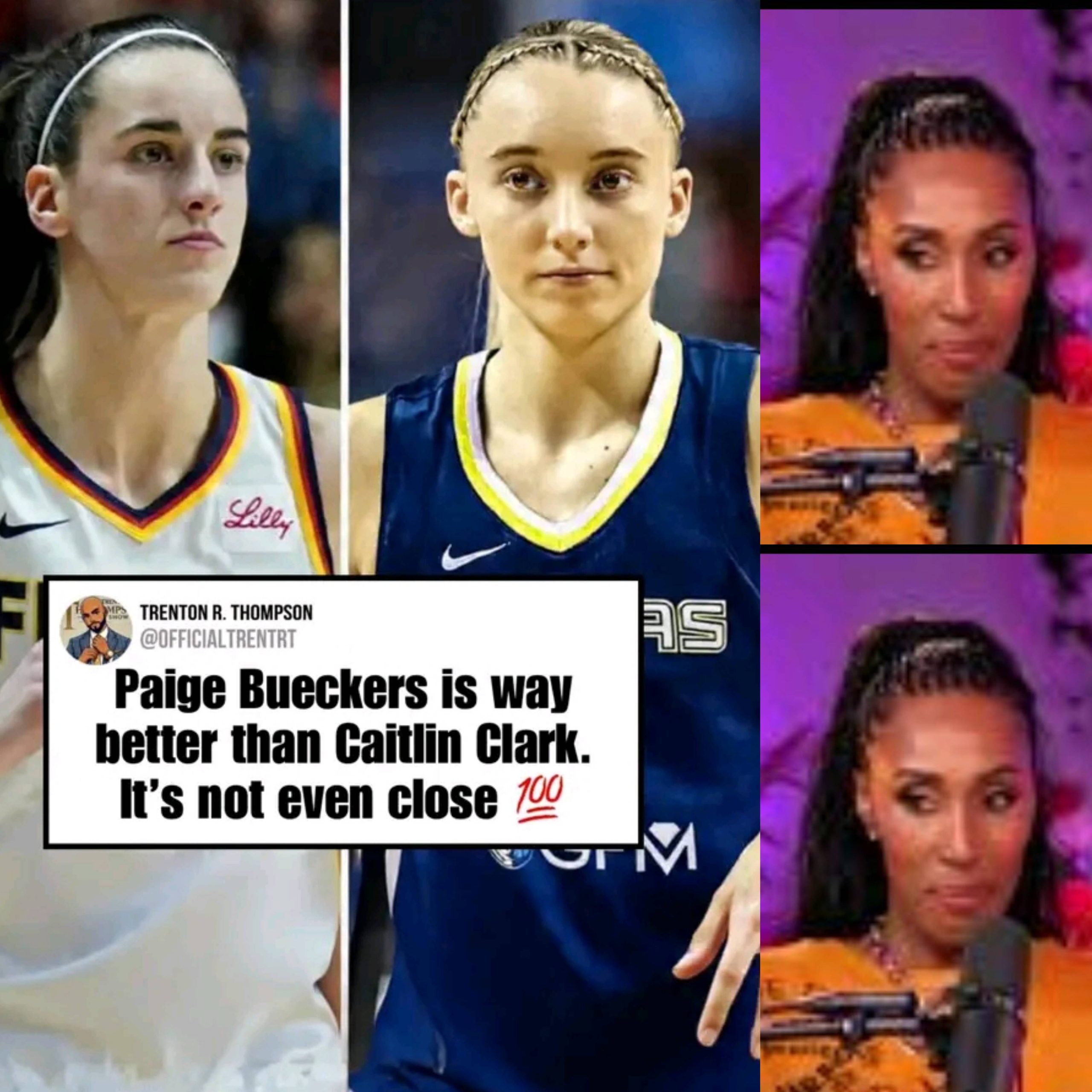Controversy Erupts as WNBA Icon Lisa Leslie Admits Paige is Way Better than Caitlin Clark following a ..