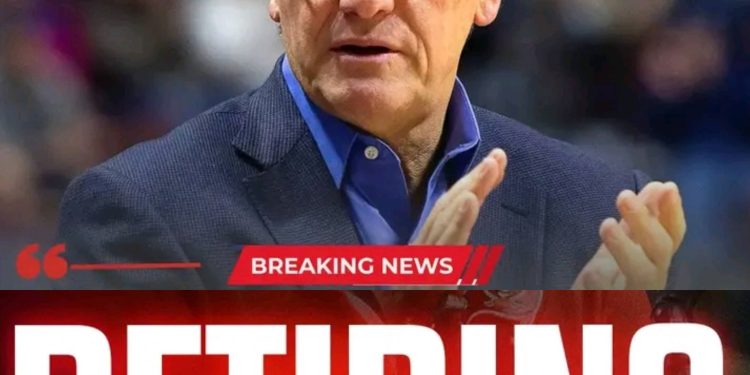 Legendary UConn Head Coach Geno Auriemma Announces Retirement After 41 Iconic Seasons”…