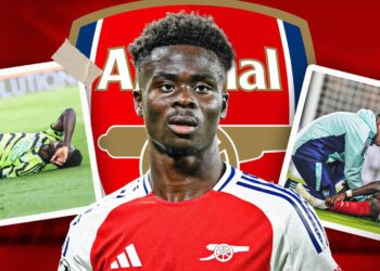 GUNNERS SUFFER SETBACK: BUKAYO SAKA RULED OUT OF SUNDERLAND CLASH WITH HIP INJURY
