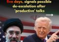 Trump Signals Progress in US Iran Talks and Delays Planned Strikes
